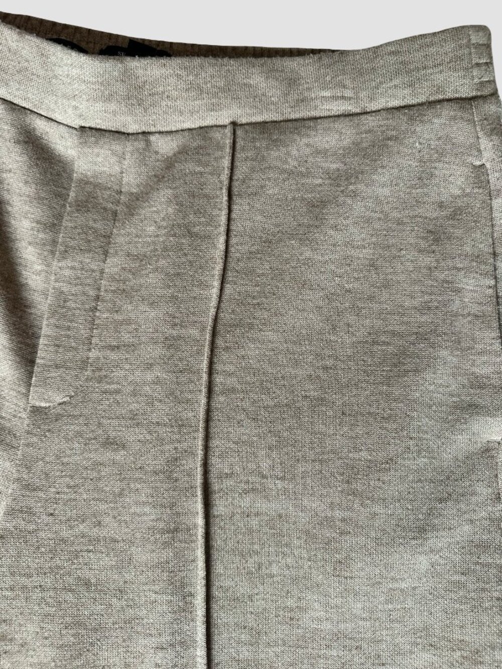 Simply Vera Vera Wang Women's L Oatmeal Wide Leg Pants NWOT Knit Pull On Comfy - Picture 4 of 10